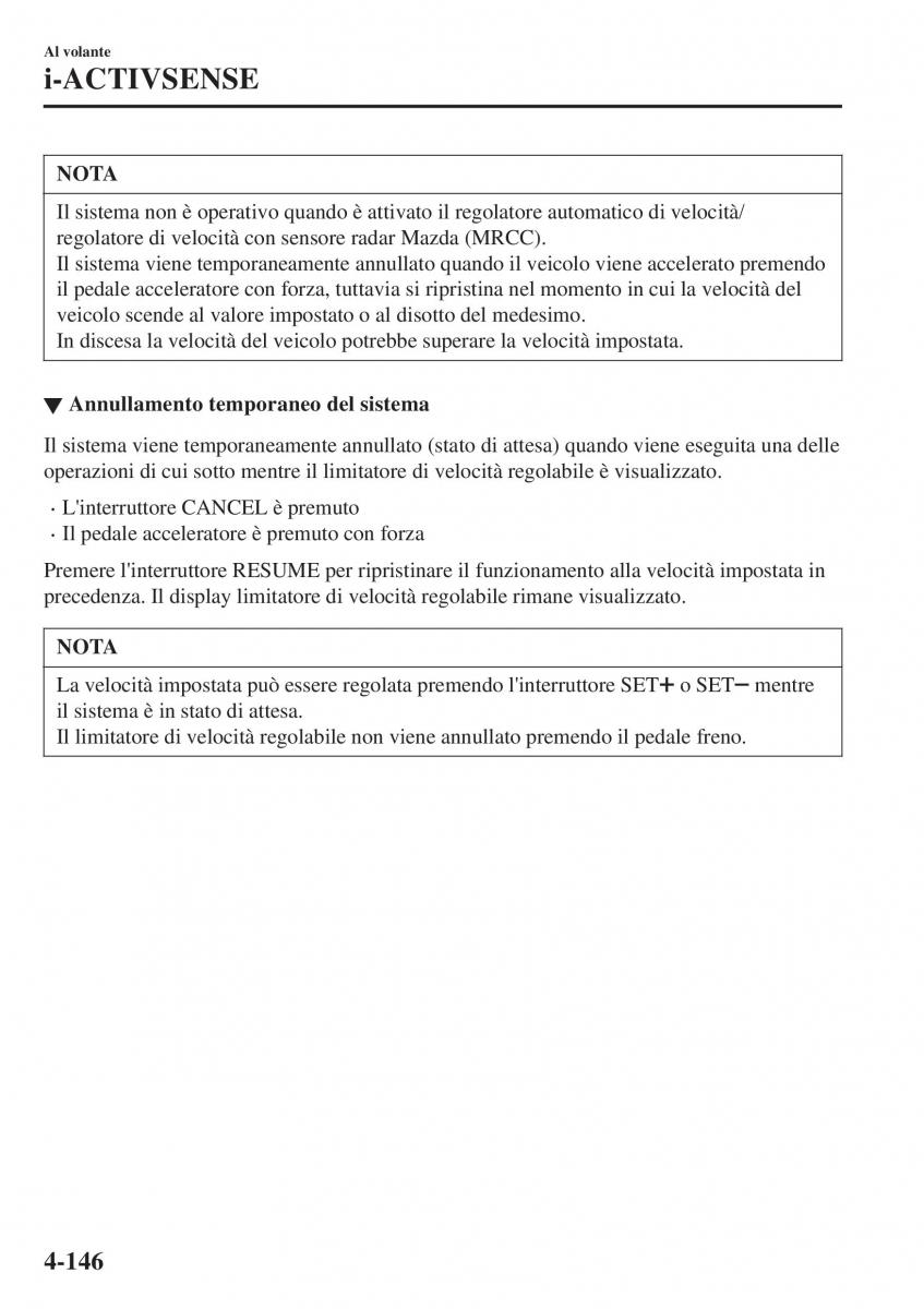 Mazda CX 3 manuale del proprietario / page 292