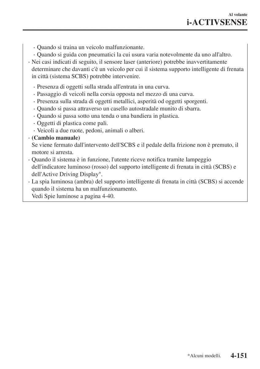 Mazda CX 3 manuale del proprietario / page 297