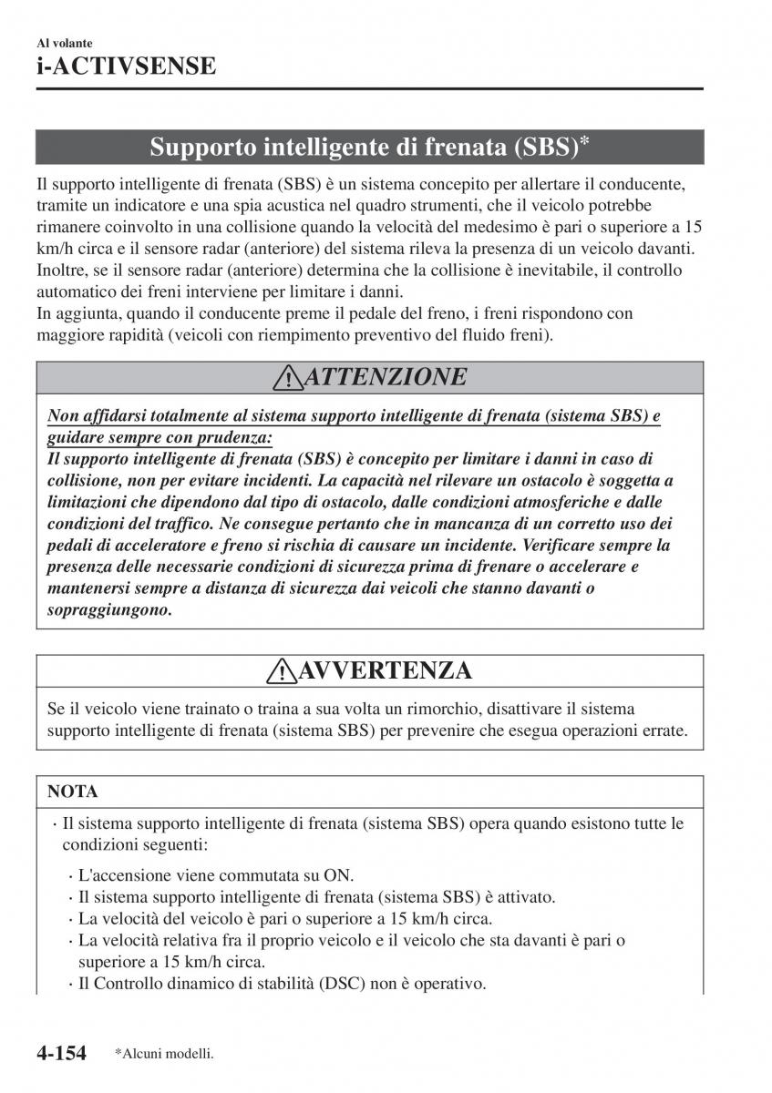 Mazda CX 3 manuale del proprietario / page 300