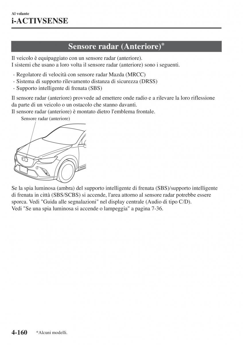 Mazda CX 3 manuale del proprietario / page 306