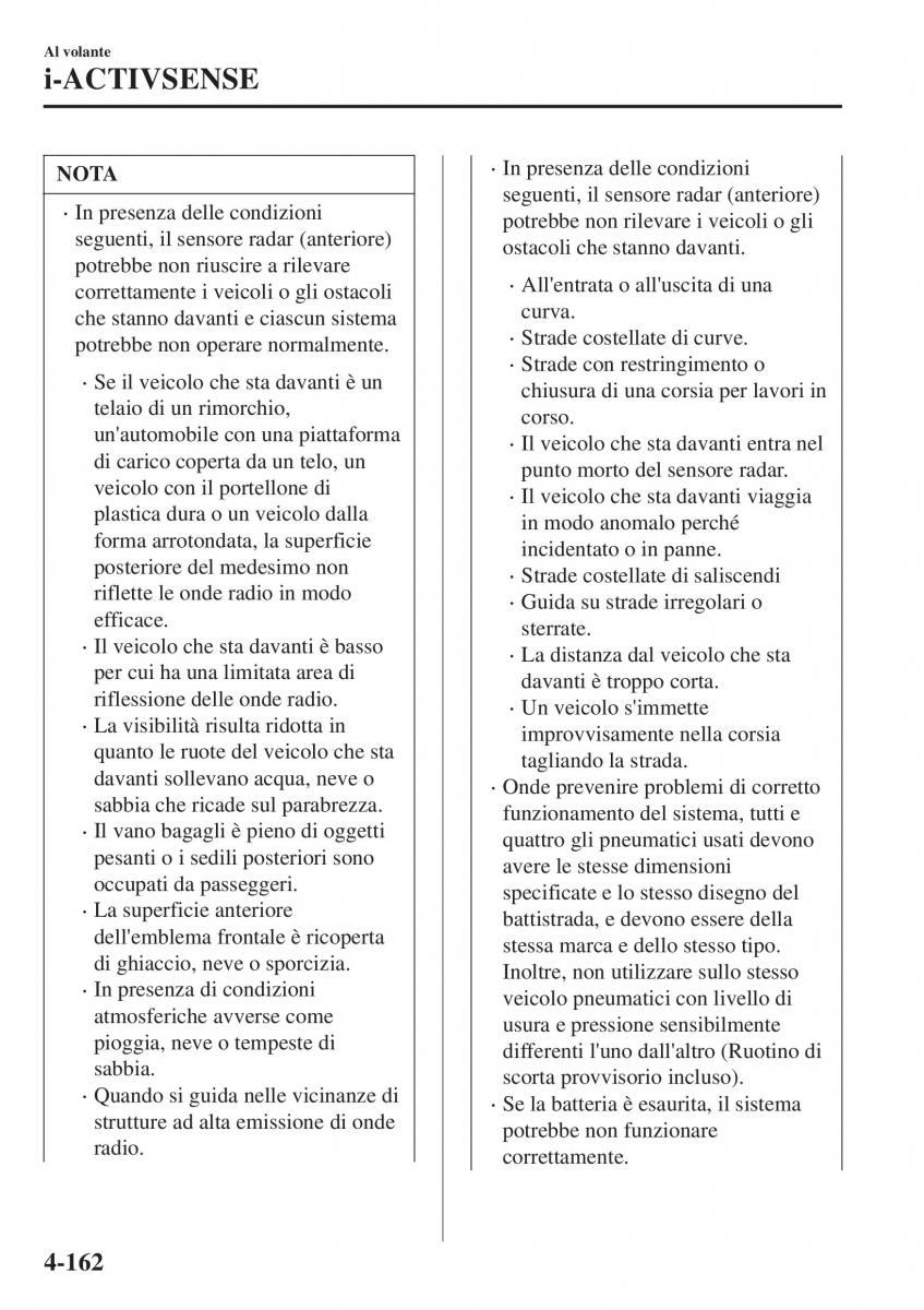 Mazda CX 3 manuale del proprietario / page 308