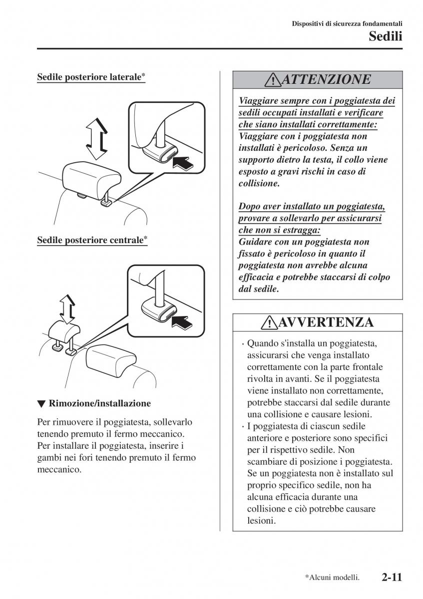 Mazda CX 3 manuale del proprietario / page 31