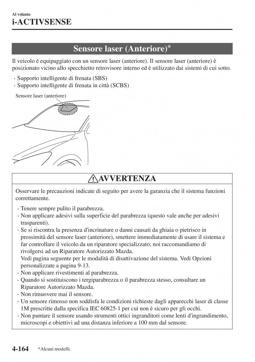 Mazda CX 3 manuale del proprietario / page 310