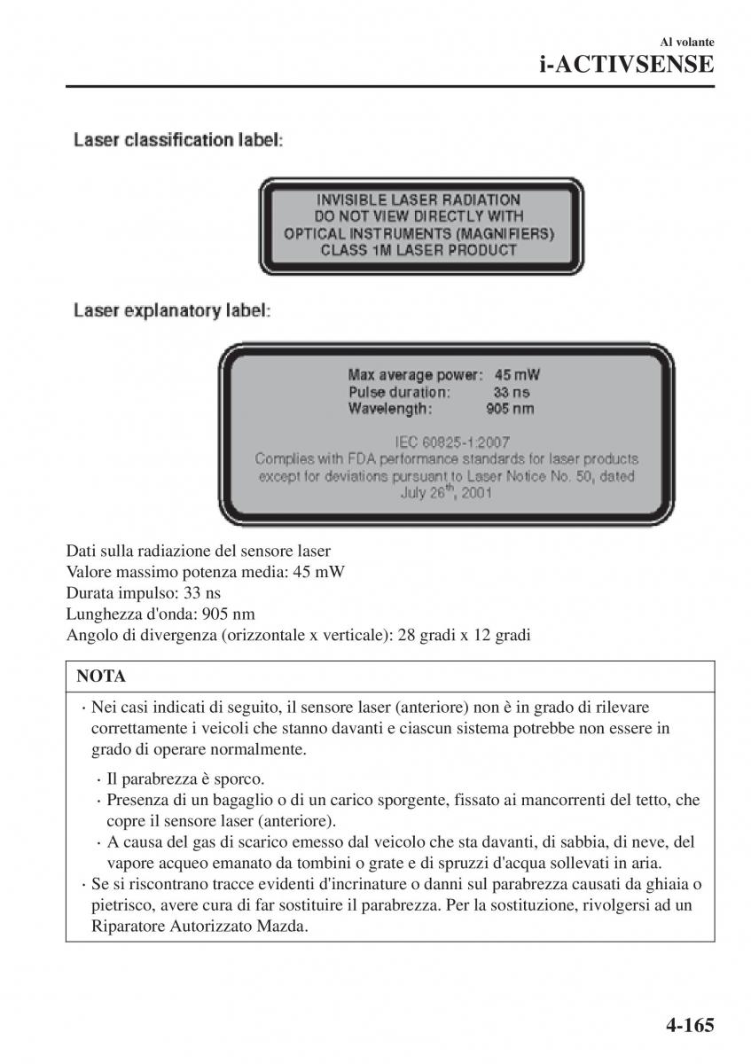 Mazda CX 3 manuale del proprietario / page 311