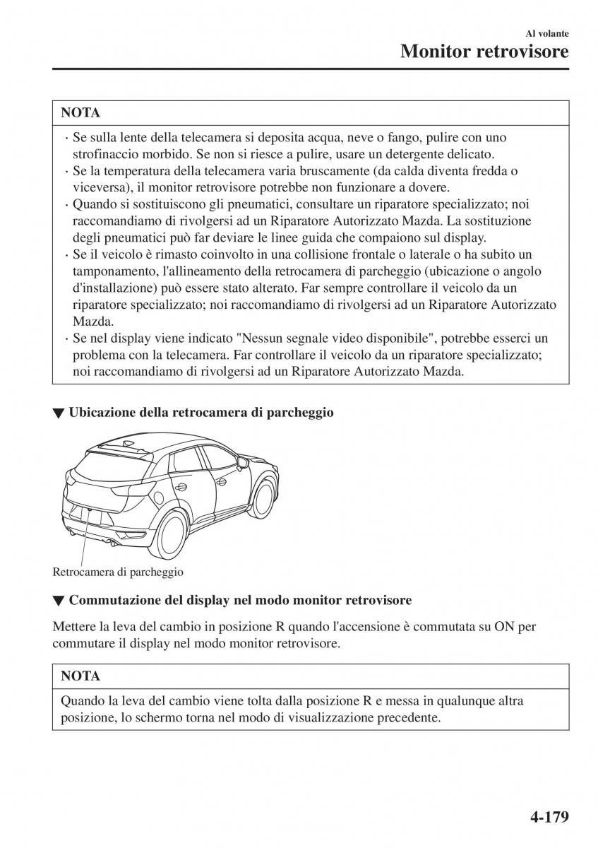 Mazda CX 3 manuale del proprietario / page 325