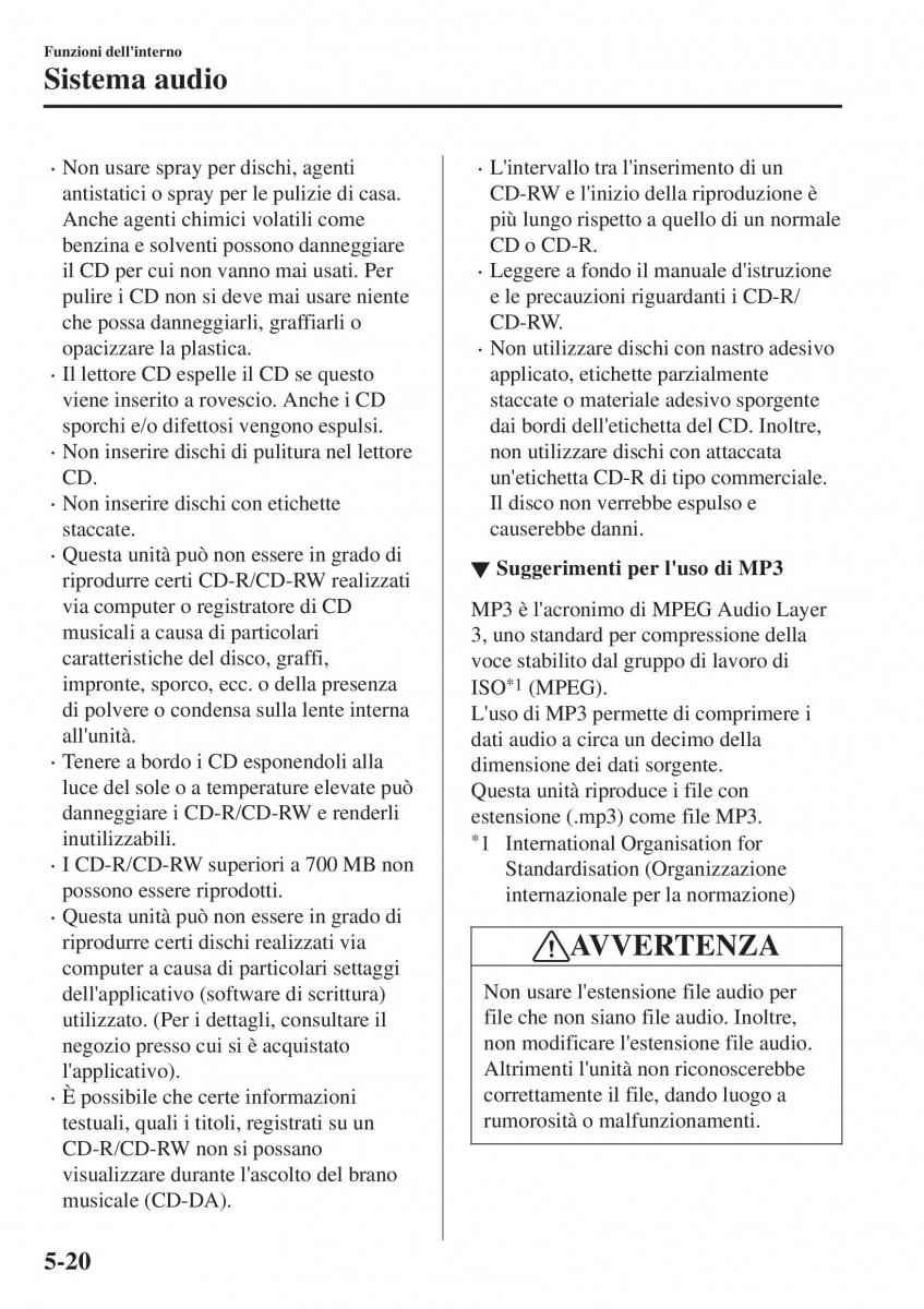 Mazda CX 3 manuale del proprietario / page 360