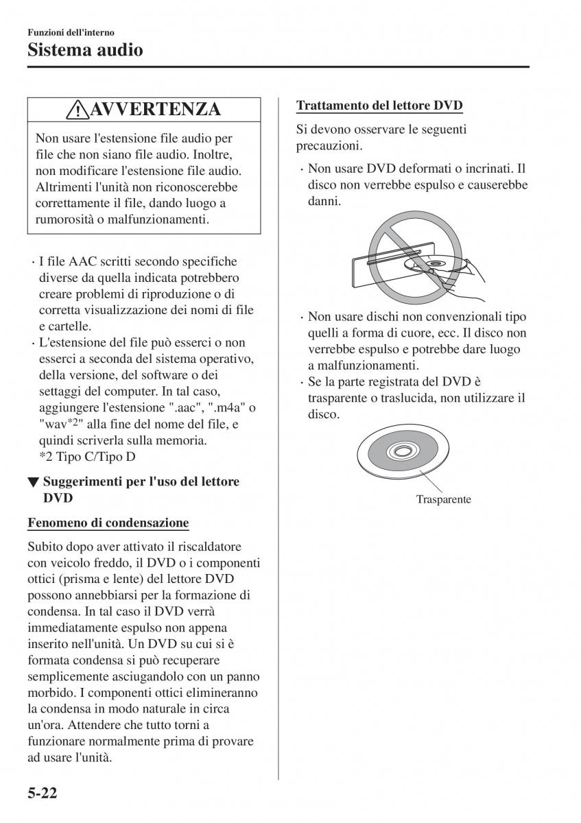 Mazda CX 3 manuale del proprietario / page 362