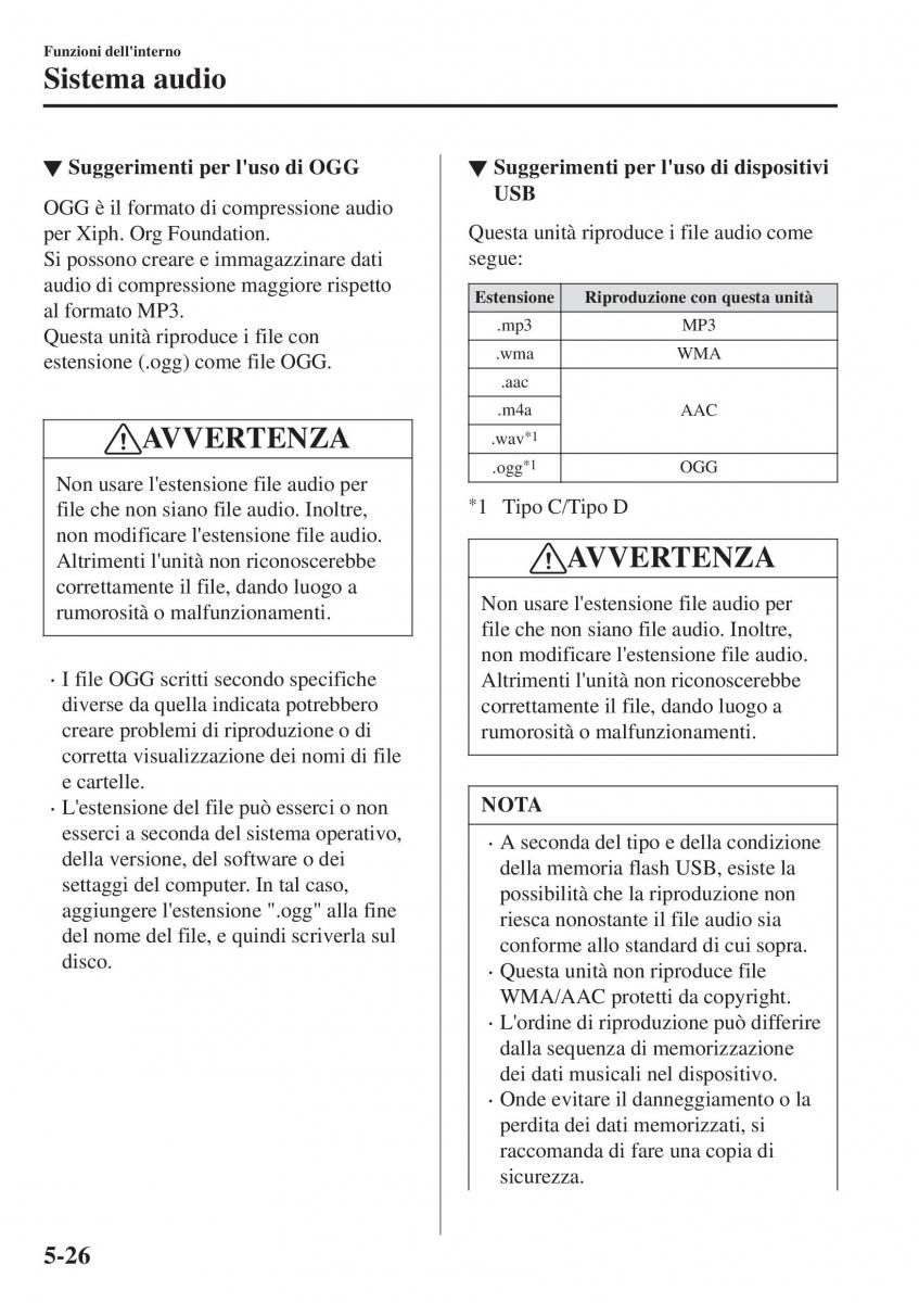 Mazda CX 3 manuale del proprietario / page 366