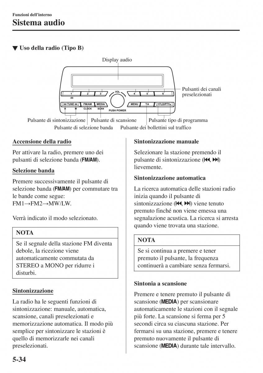 Mazda CX 3 manuale del proprietario / page 374