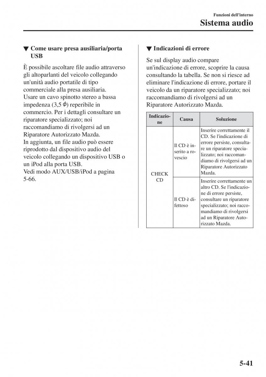 Mazda CX 3 manuale del proprietario / page 381