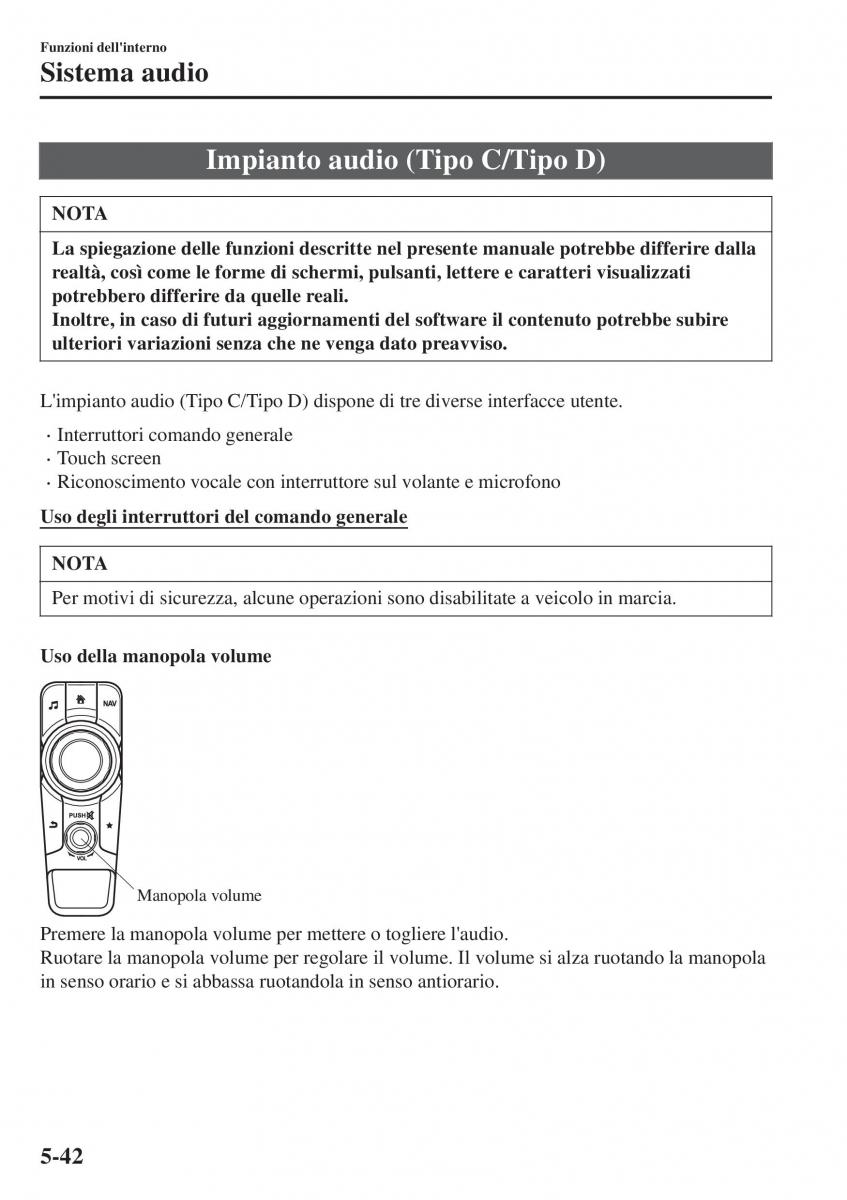 Mazda CX 3 manuale del proprietario / page 382