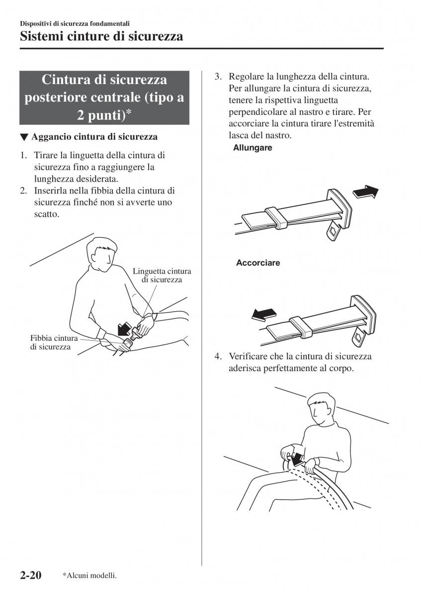 Mazda CX 3 manuale del proprietario / page 40