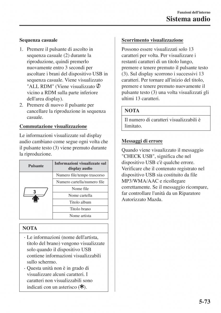 Mazda CX 3 manuale del proprietario / page 413