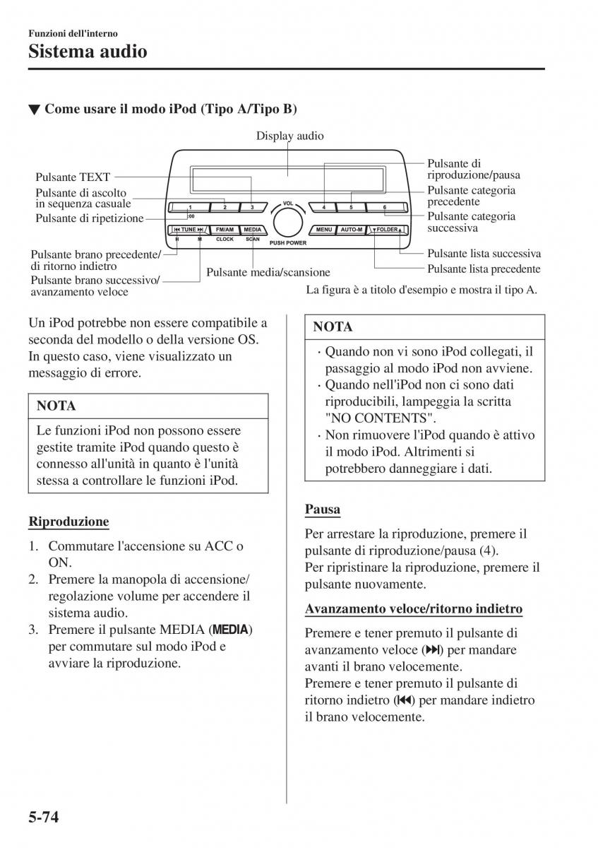 Mazda CX 3 manuale del proprietario / page 414