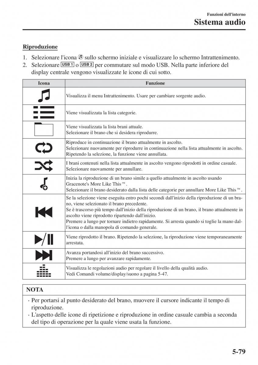 Mazda CX 3 manuale del proprietario / page 419