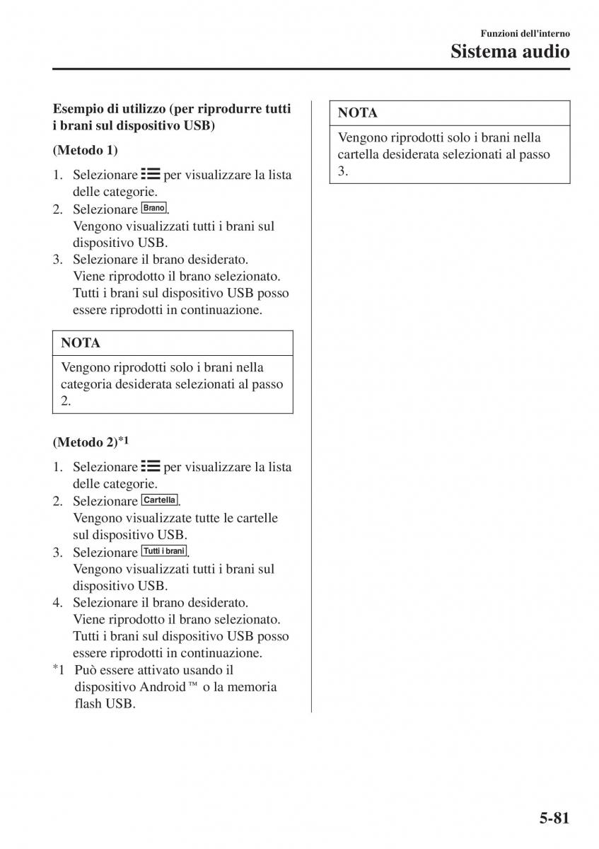 Mazda CX 3 manuale del proprietario / page 421