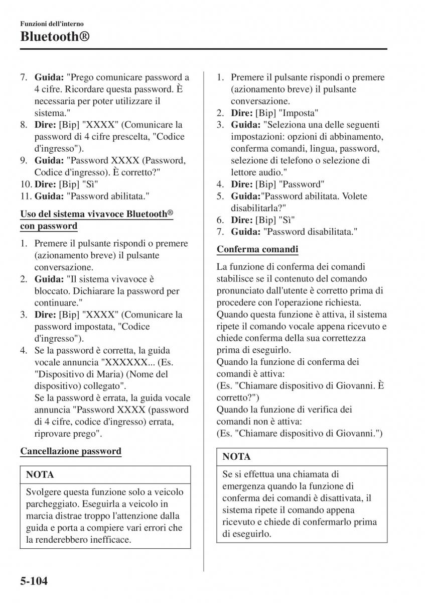 Mazda CX 3 manuale del proprietario / page 444