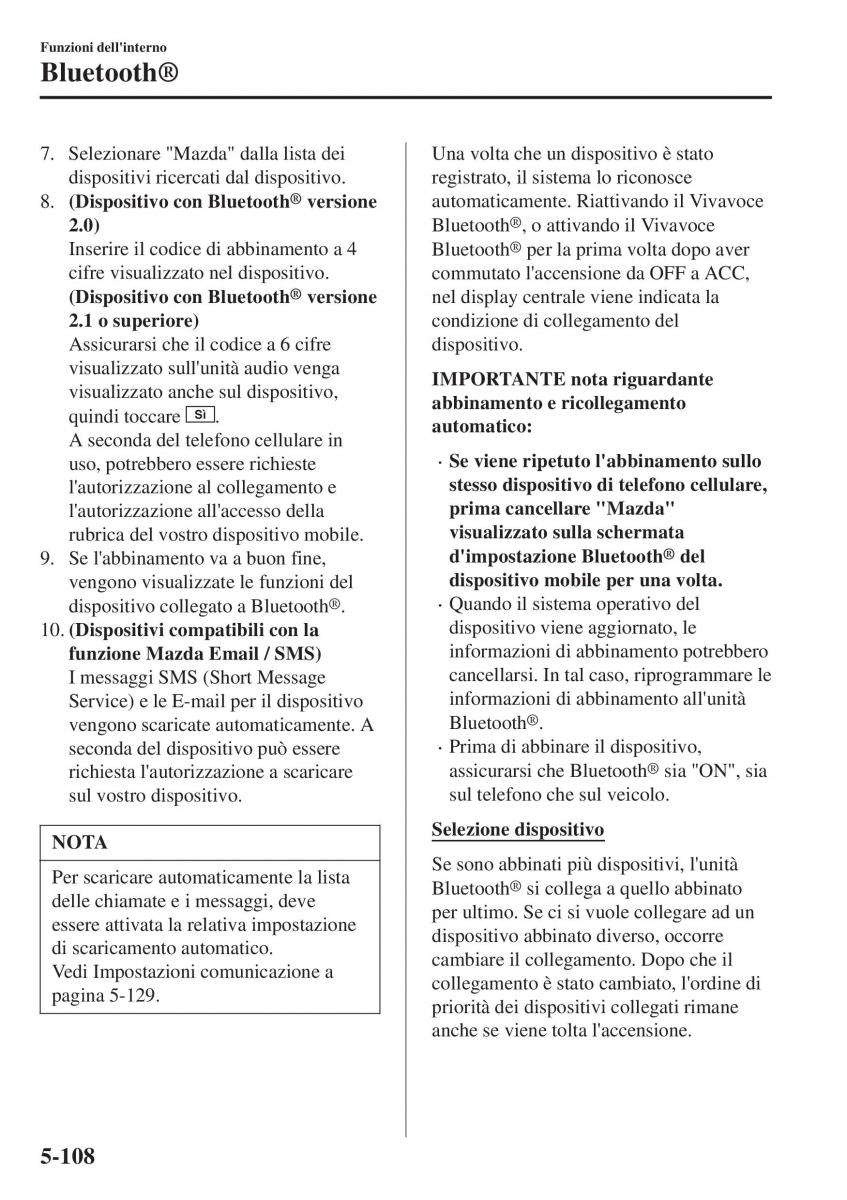 Mazda CX 3 manuale del proprietario / page 448