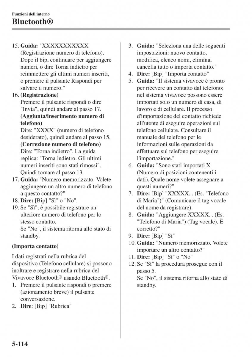 Mazda CX 3 manuale del proprietario / page 454