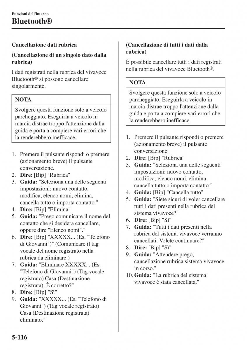 Mazda CX 3 manuale del proprietario / page 456