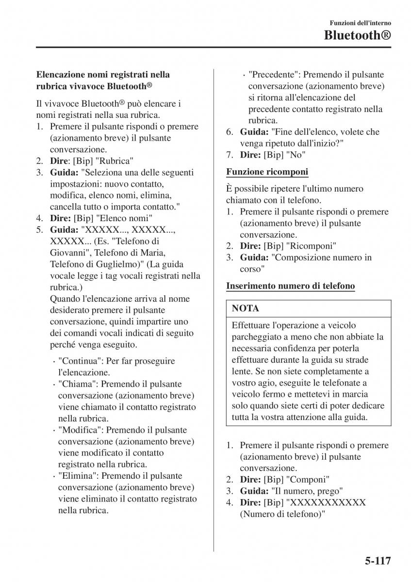 Mazda CX 3 manuale del proprietario / page 457