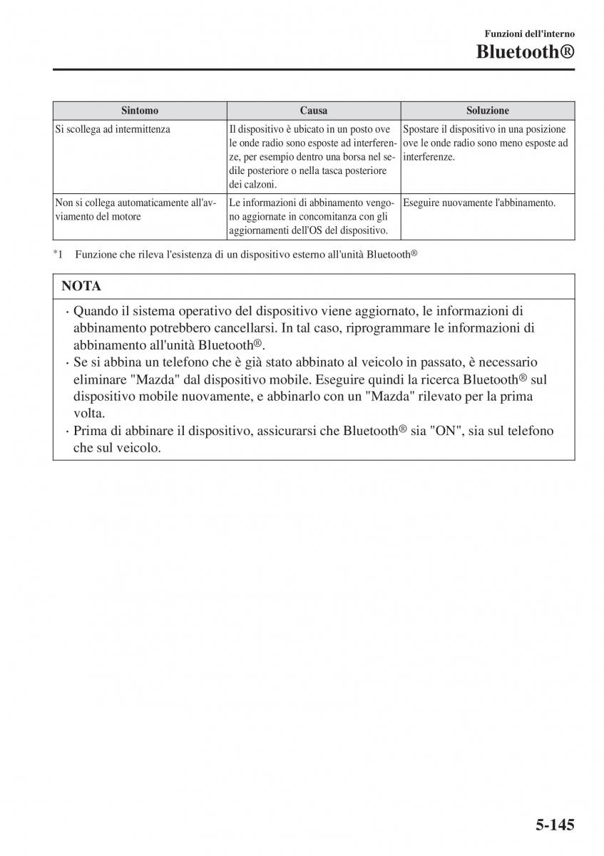 Mazda CX 3 manuale del proprietario / page 485