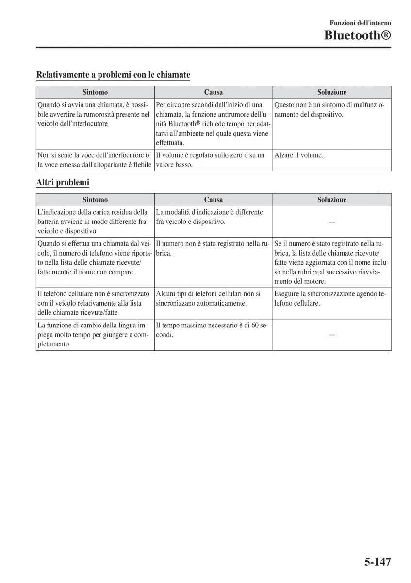 Mazda CX 3 manuale del proprietario / page 487