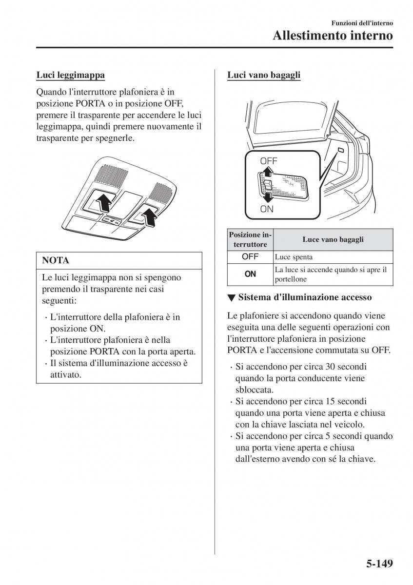 Mazda CX 3 manuale del proprietario / page 489