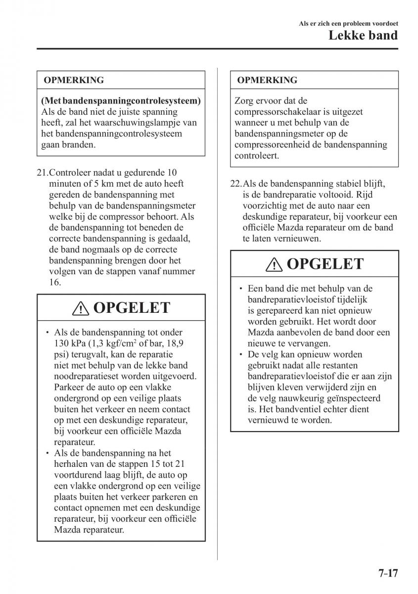 Mazda CX 3 handleiding / page 601