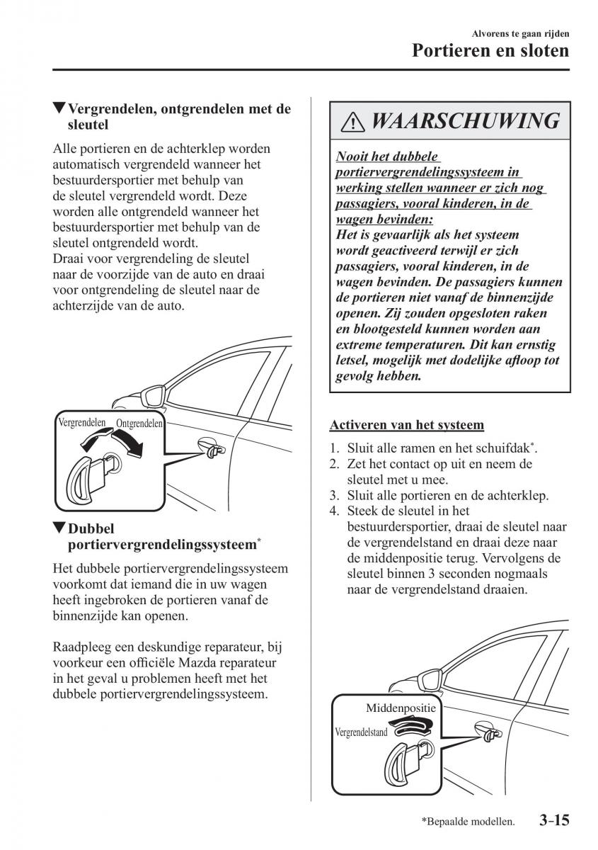 Mazda CX 3 handleiding / page 97