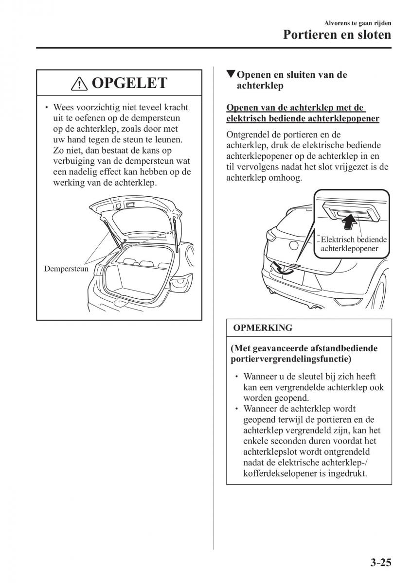 Mazda CX 3 handleiding / page 107