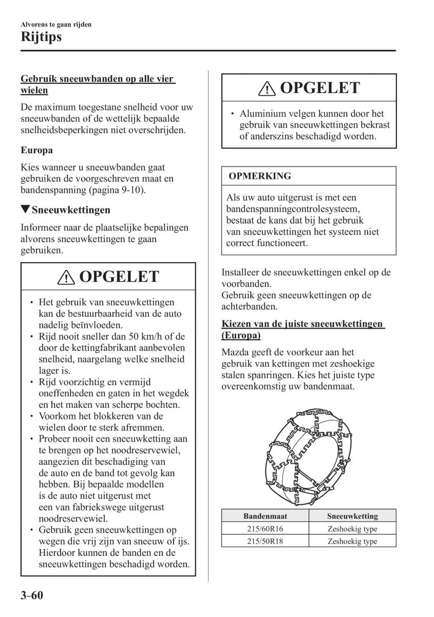 Mazda CX 3 handleiding / page 142