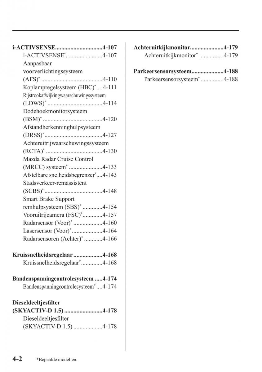 Mazda CX 3 handleiding / page 156