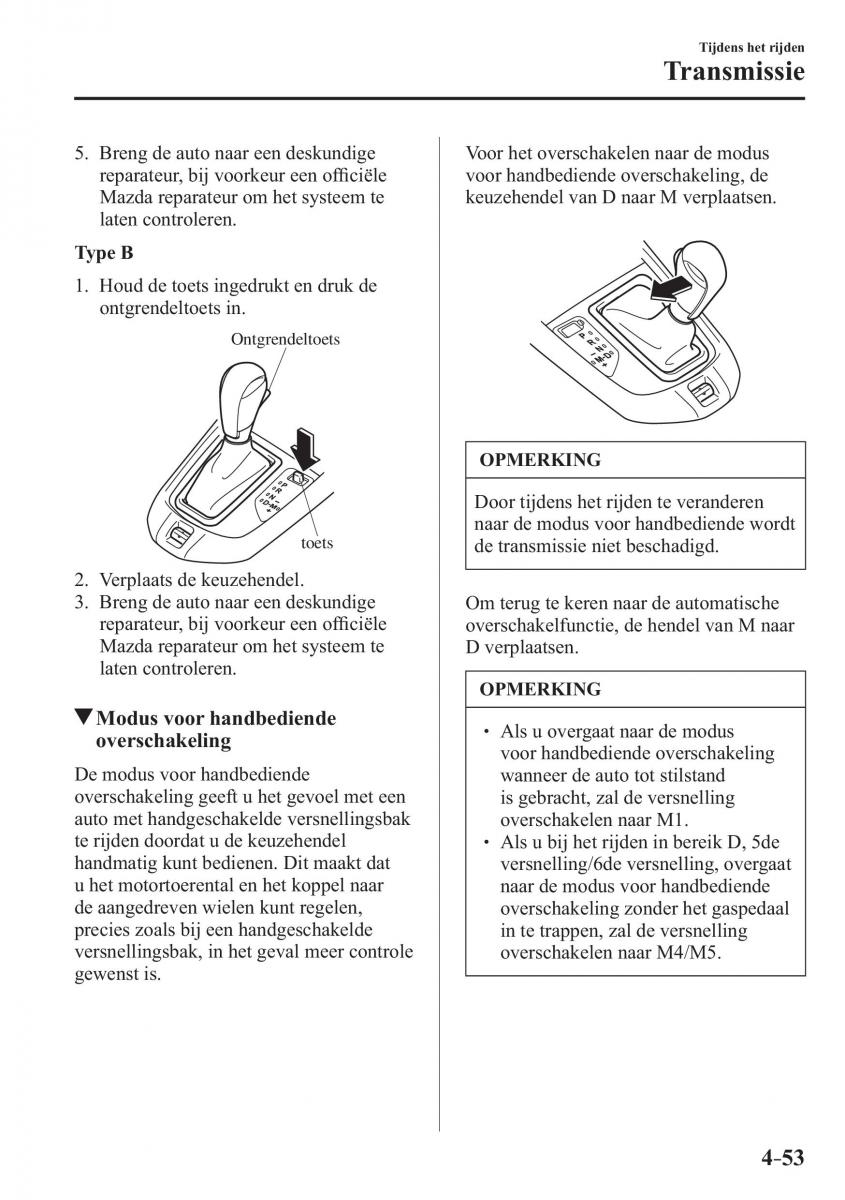 Mazda CX 3 handleiding / page 207