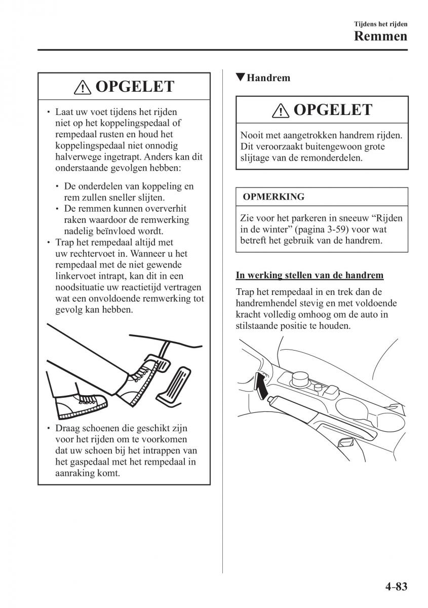 Mazda CX 3 handleiding / page 237