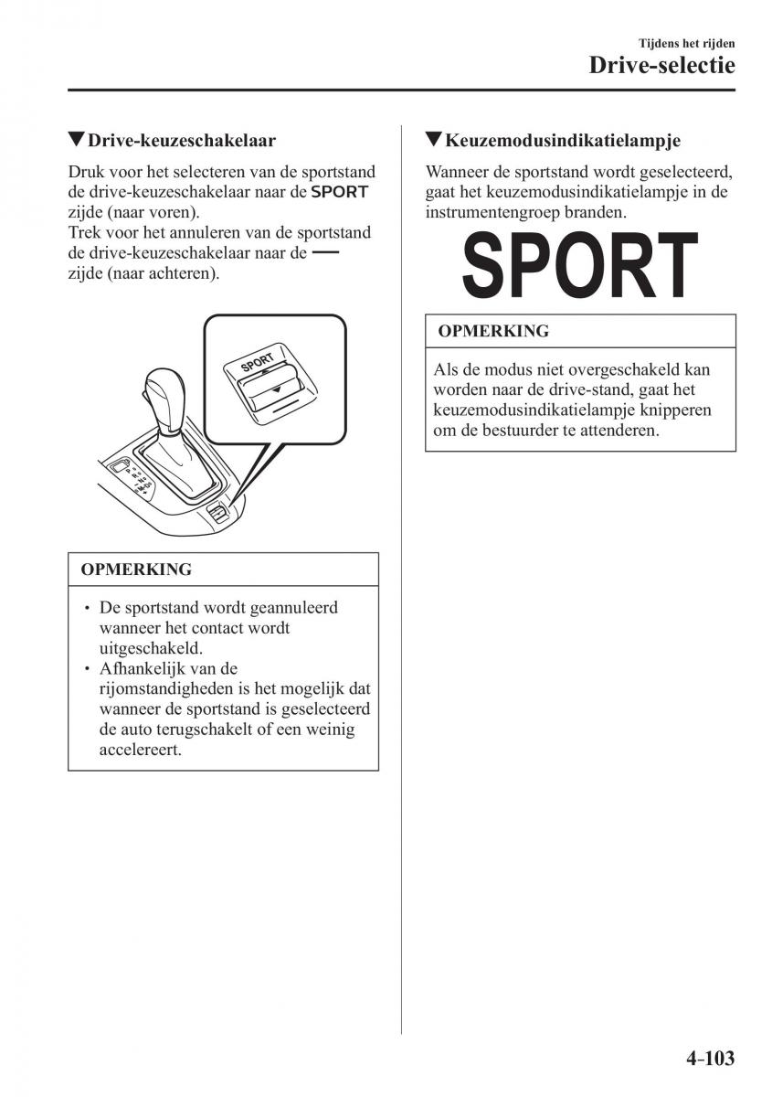 Mazda CX 3 handleiding / page 257