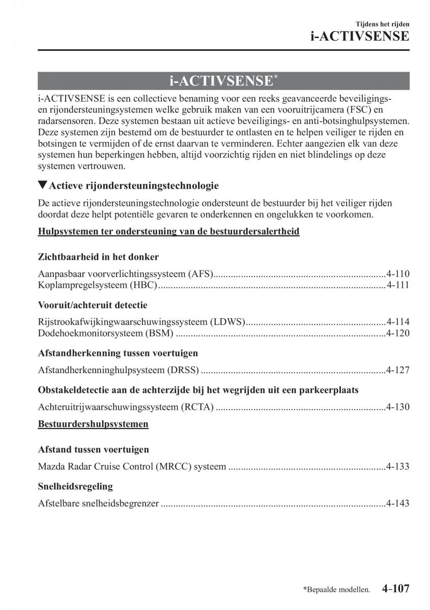 Mazda CX 3 handleiding / page 261