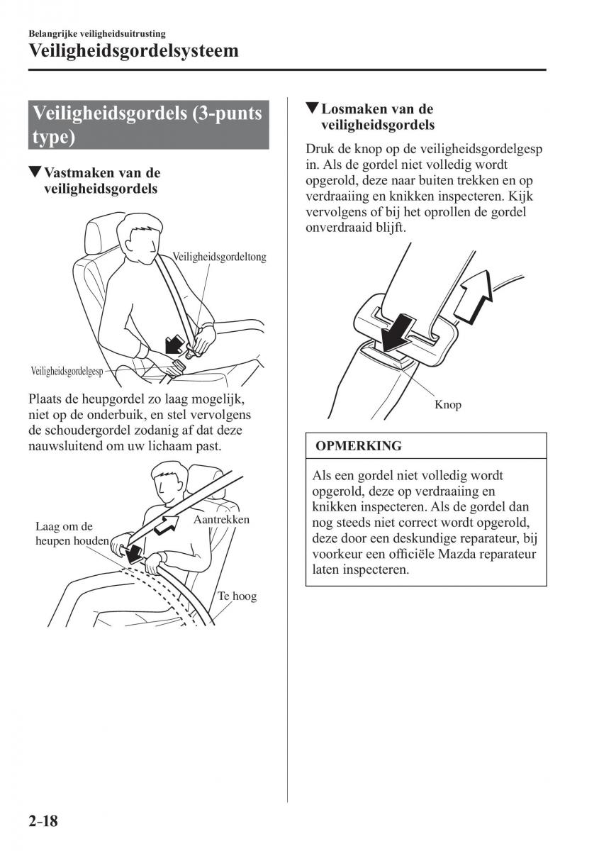 Mazda CX 3 handleiding / page 38