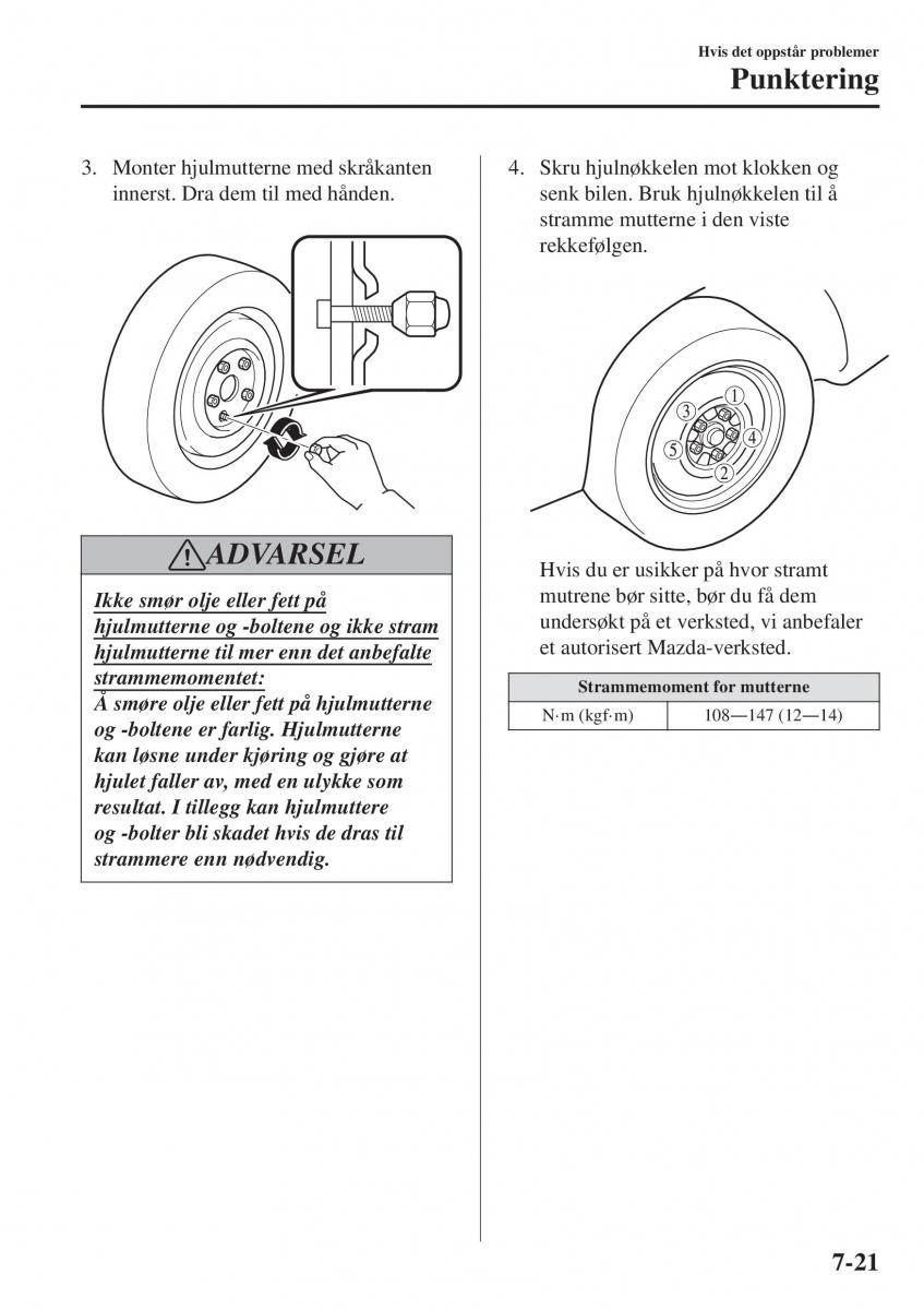 Mazda CX 3 bruksanvisningen / page 547