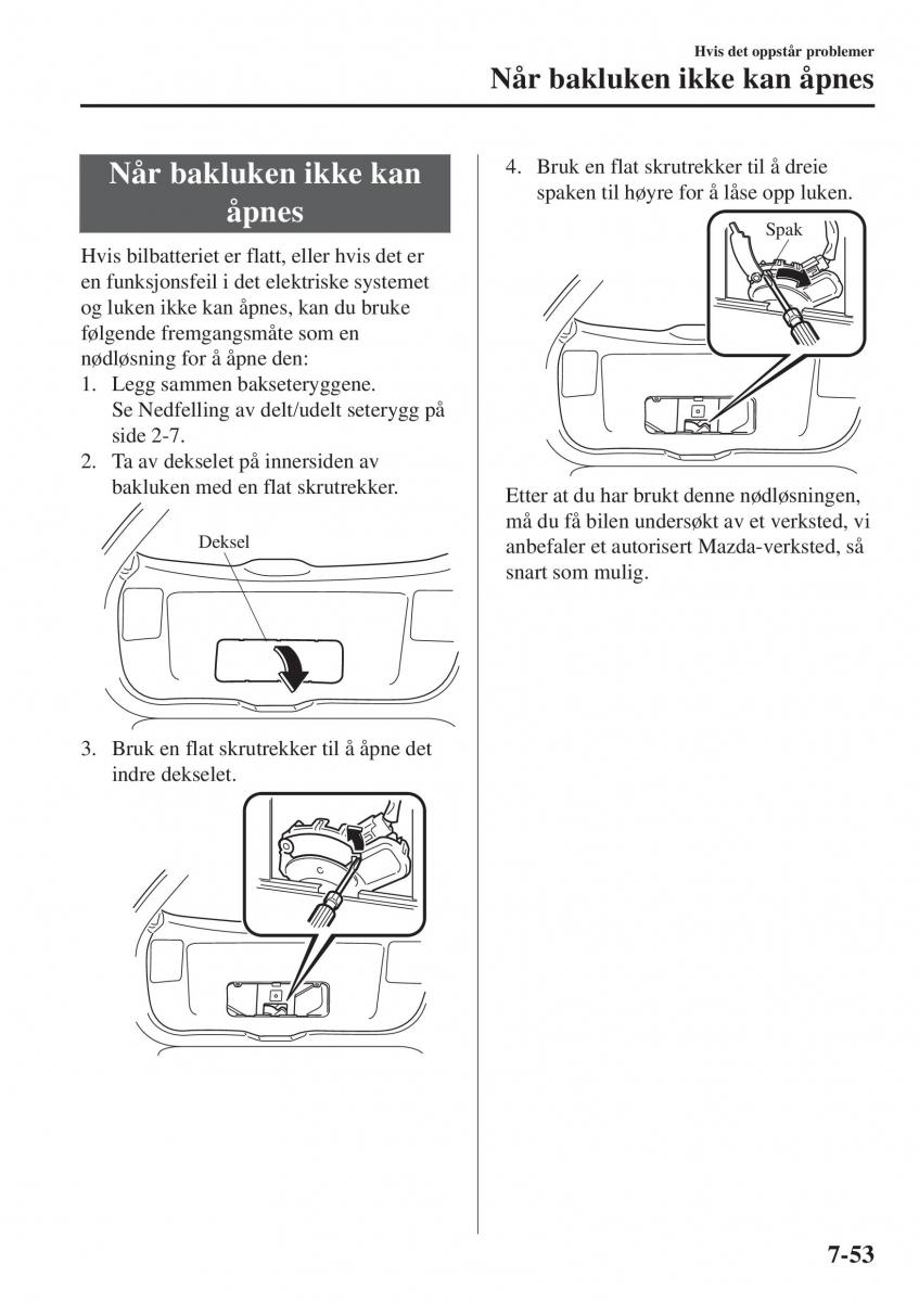 Mazda CX 3 bruksanvisningen / page 579