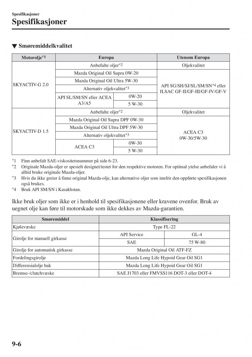 Mazda CX 3 bruksanvisningen / page 610