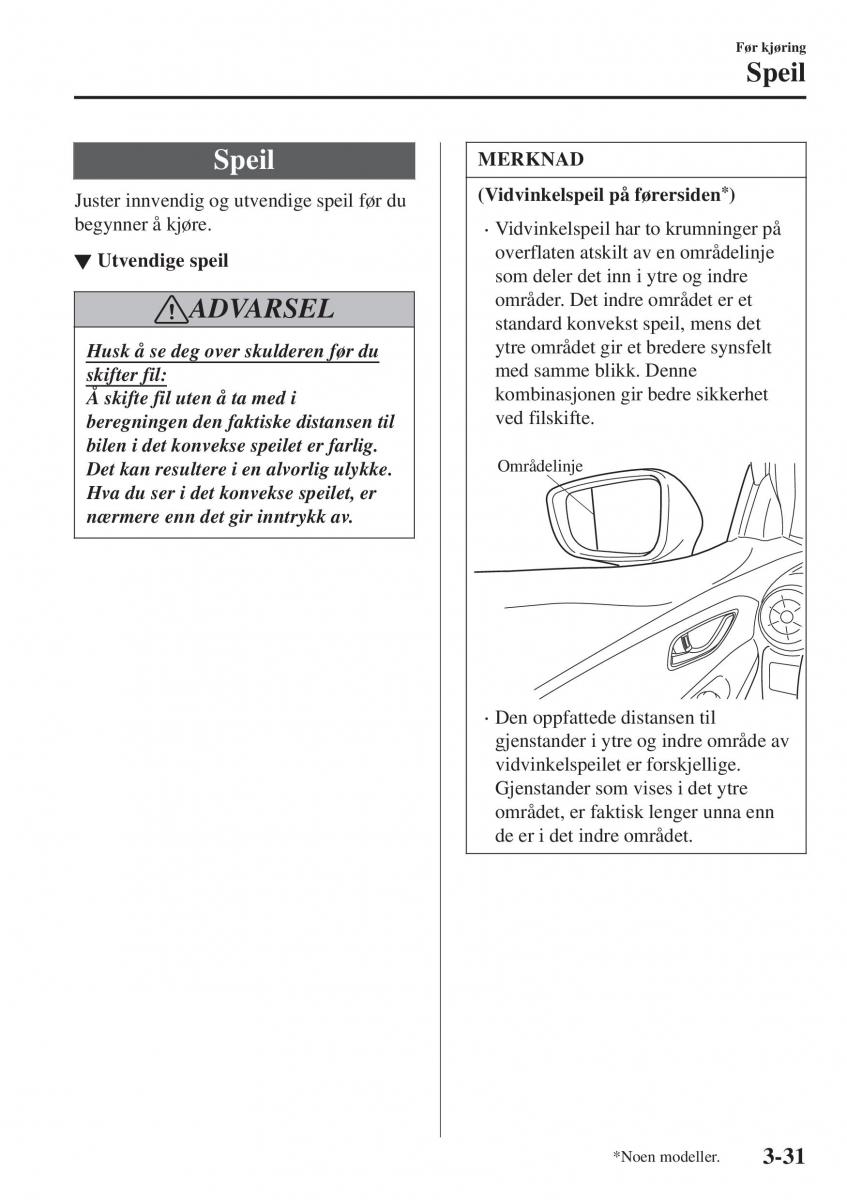 Mazda CX 3 bruksanvisningen / page 105