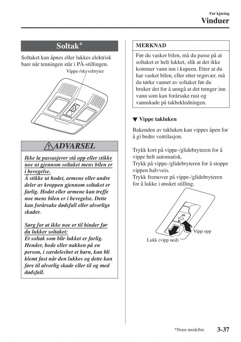 Mazda CX 3 bruksanvisningen / page 111