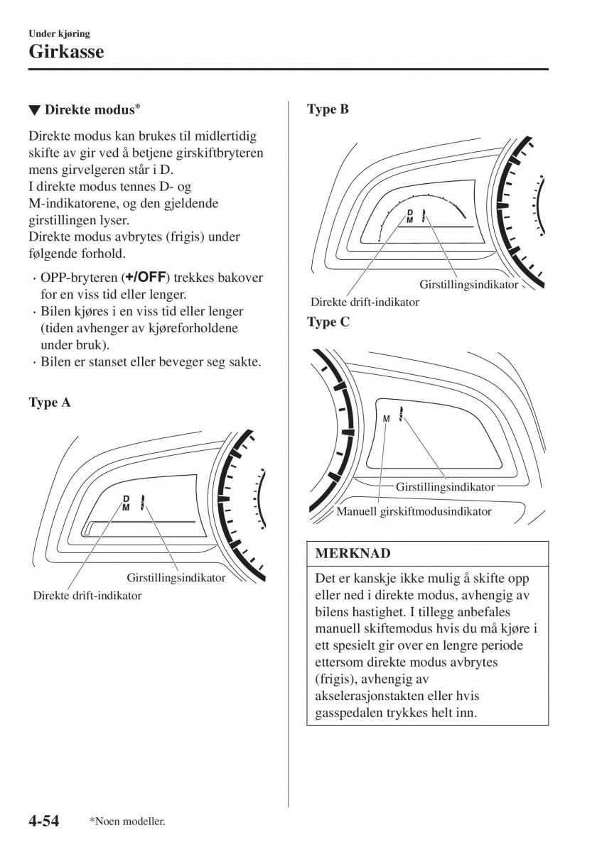 Mazda CX 3 bruksanvisningen / page 188