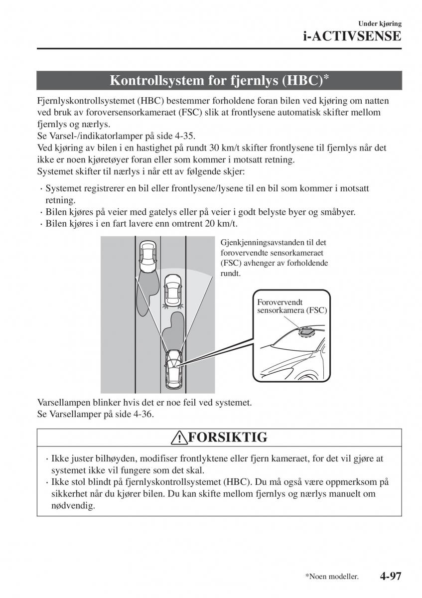 Mazda CX 3 bruksanvisningen / page 231