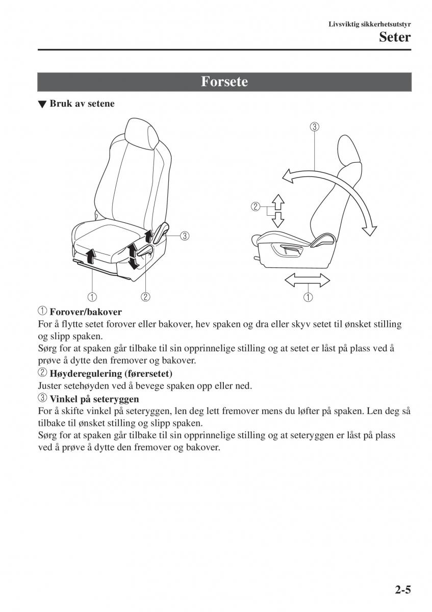 Mazda CX 3 bruksanvisningen / page 25