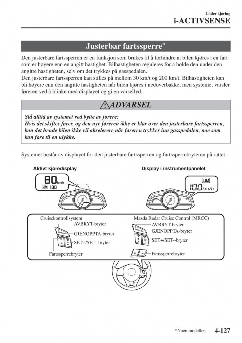 Mazda CX 3 bruksanvisningen / page 261