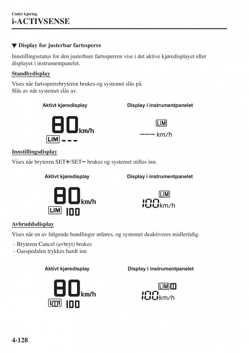 Mazda CX 3 bruksanvisningen / page 262