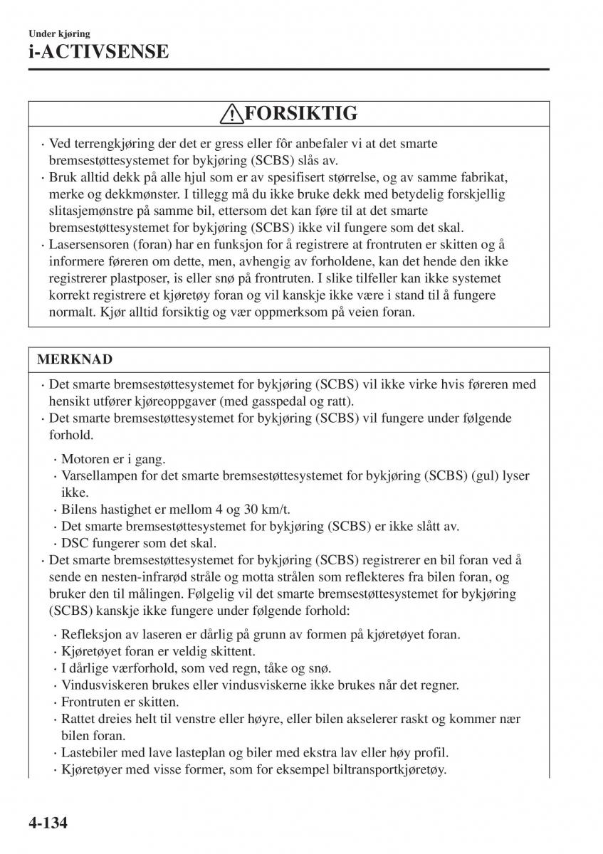 Mazda CX 3 bruksanvisningen / page 268