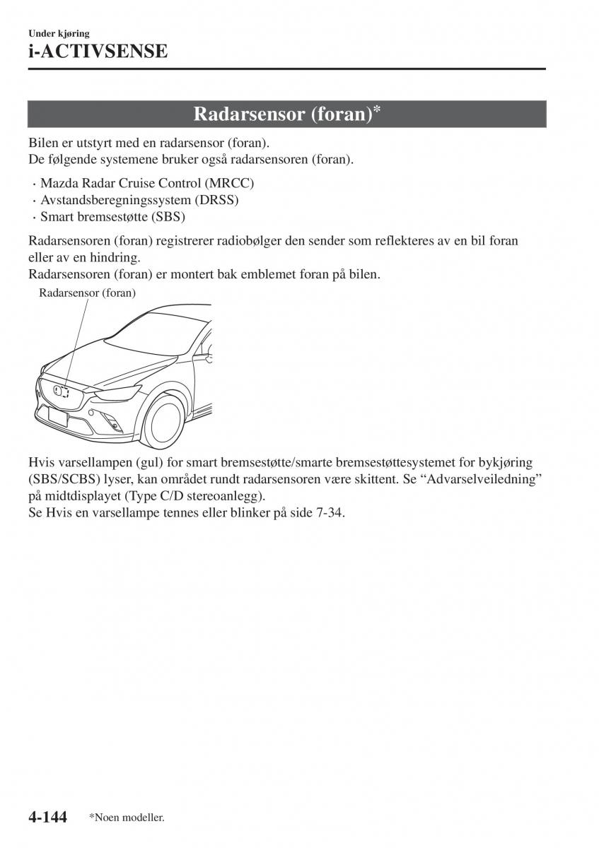 Mazda CX 3 bruksanvisningen / page 278